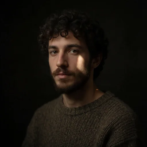 Krea 2 Turbo: Rembrandt-lit dramatic portrait
