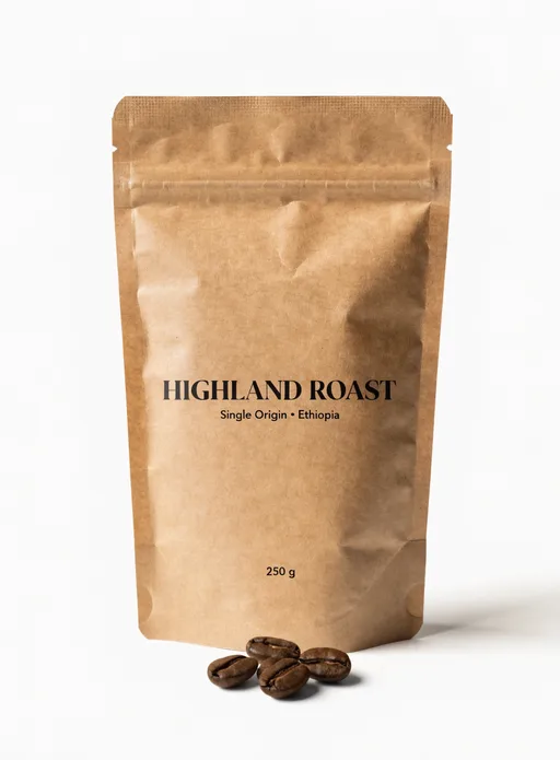 Recraft V4.1: product-photo-coffee-bag-label